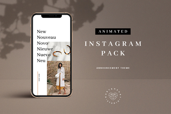 Animated Announcement Instagram Pack