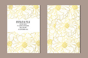 Golden Poppy Card Template