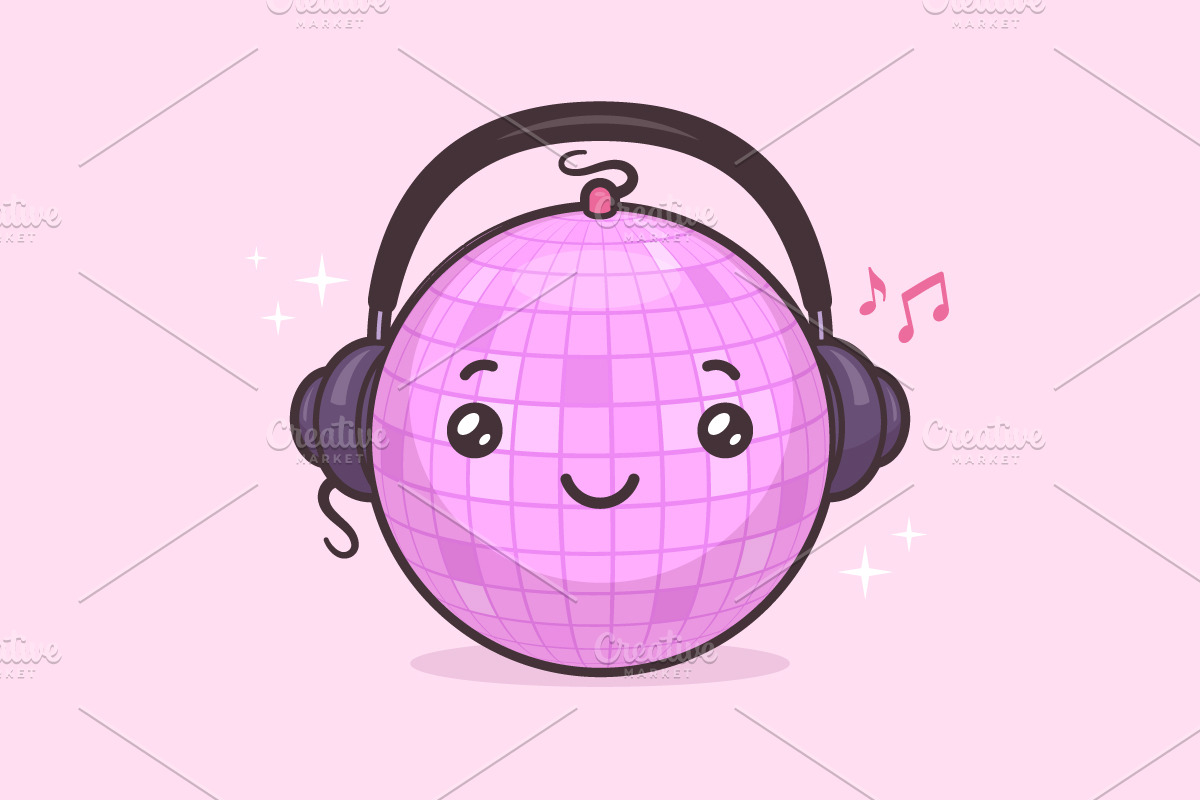 Disco Ball Mascot in Illustrations - product preview 8