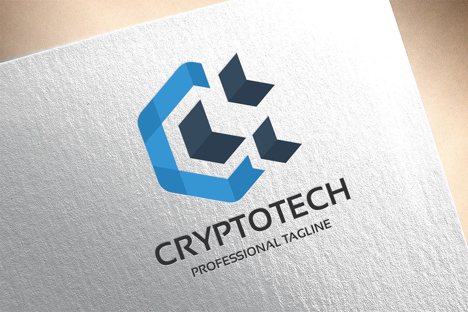 Letter C - Crypto Tech Logo