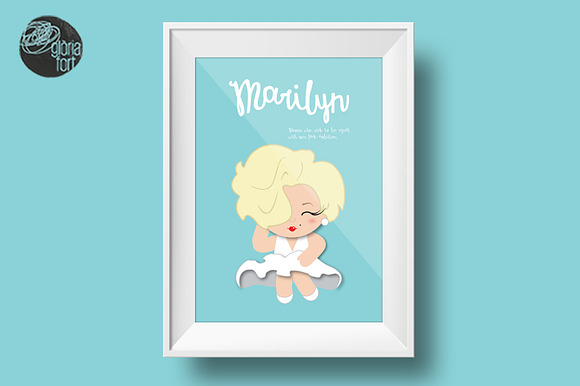 Marilyn Monroe in Illustrations - product preview 1