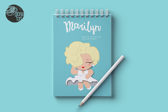 Marilyn Monroe in Illustrations - product preview 3
