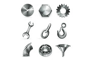 Industrial iron vector illustration