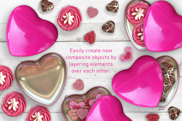 My Pink Valentine Mockup Collection in Product Mockups - product preview 2