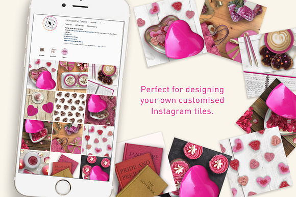 My Pink Valentine Mockup Collection in Product Mockups - product preview 3