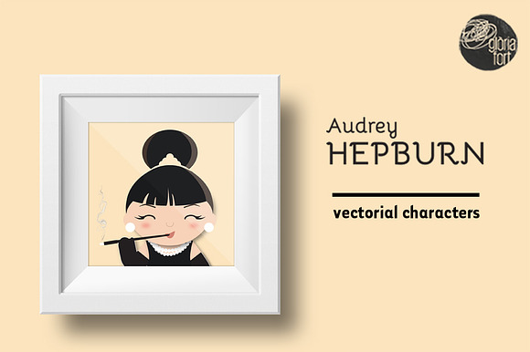 Audrey Hepburn in Illustrations - product preview 5