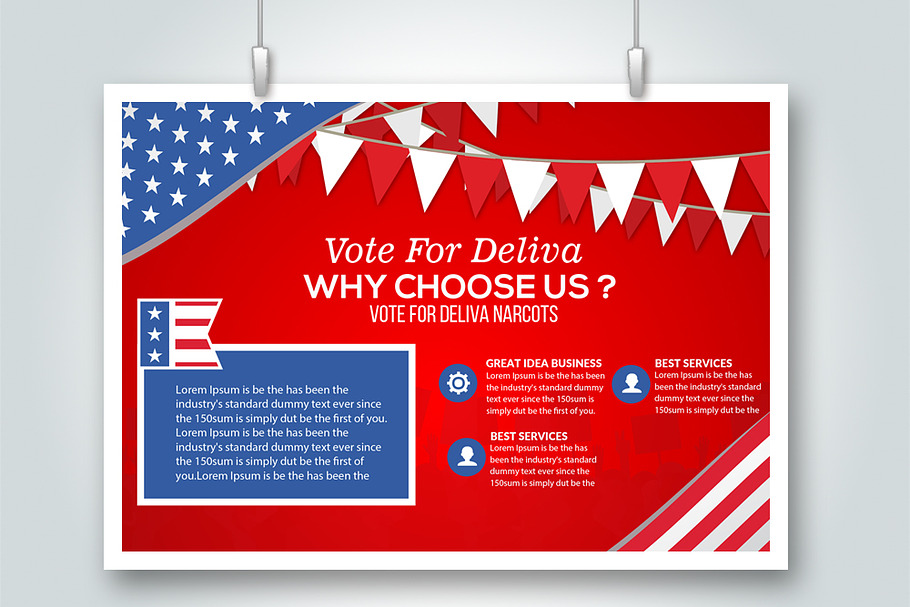 Elections Flyer Card Template