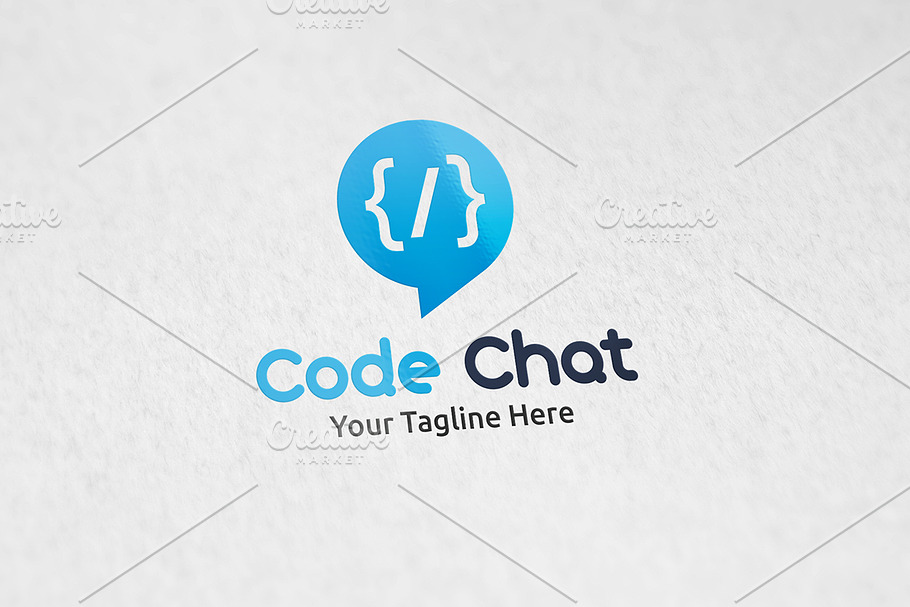 Code Chat - Logo Template