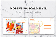 Modern Postcard Flyer Template