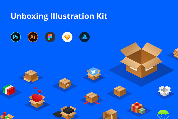 Unboxing Illustration Kit