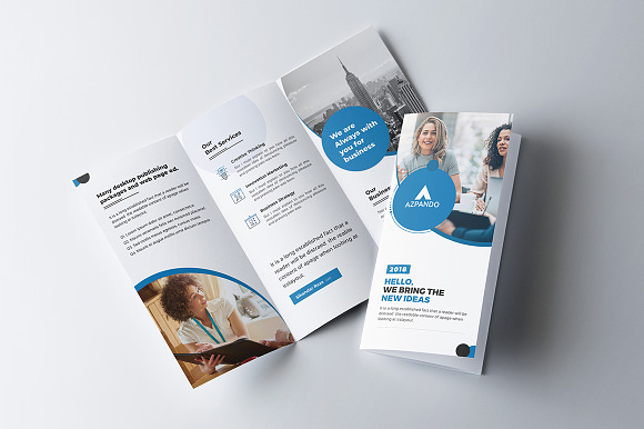 Corporate Tri fold Brochure in Brochure Templates - product preview 1