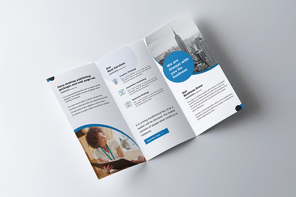 Corporate Tri fold Brochure in Brochure Templates - product preview 2