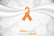 Kidney cancer symbol