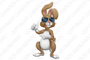 Easter Bunny Shades Rabbit Thumbs Up