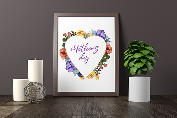 BOUQUETS On March 8 Watercolor png  in Illustrations - product preview 5