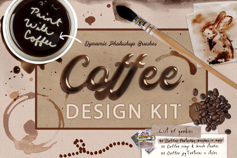 Paint With Coffee Design Bundle