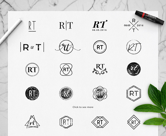 20 Elegant Minimalist Logo in Logo Templates - product preview 2