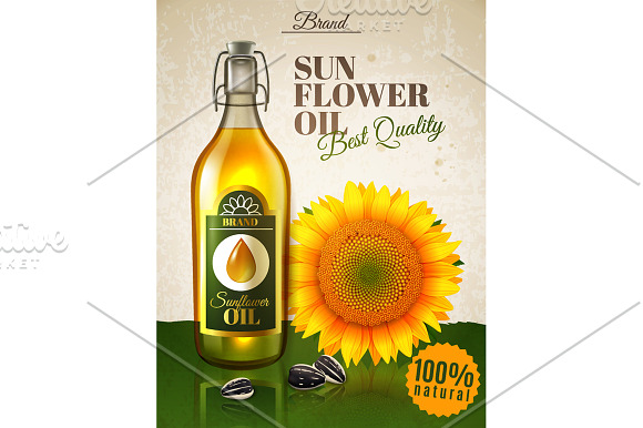Cooking Oil Realistic Set in Illustrations - product preview 4