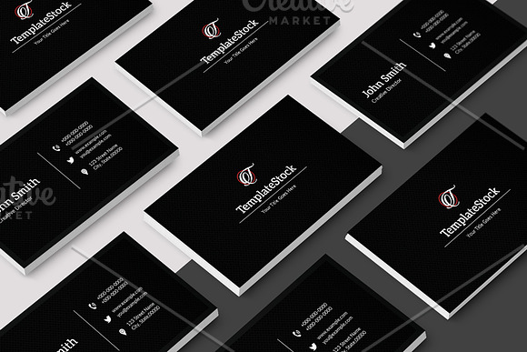 Minimal Business Card V22 in Business Card Templates - product preview 1