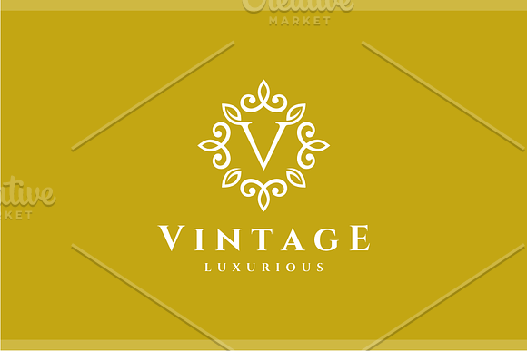 Letter V Luxury Logo in Logo Templates - product preview 2