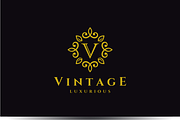 Letter V Luxury Logo