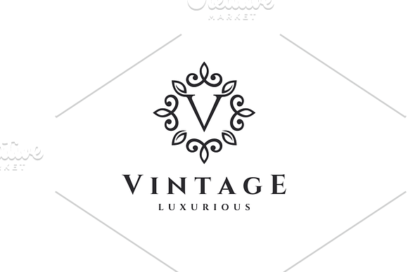 Letter V Luxury Logo in Logo Templates - product preview 3