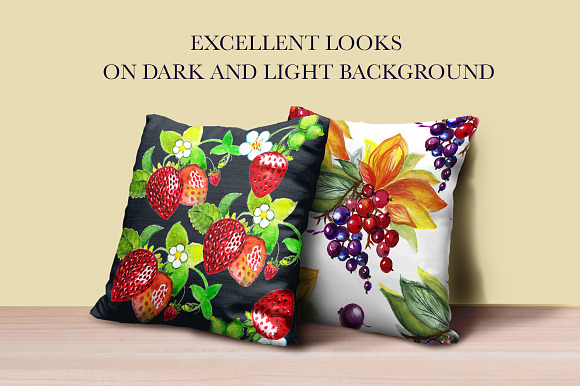 Berry. Big Watercolor Set. in Illustrations - product preview 2