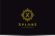 Letter X Luxury Logo