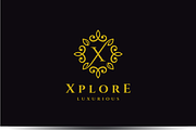 Letter X Luxury Logo