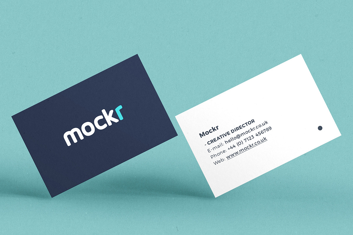 Download Realistic Business Card Mockup Psd | Creative Print Mockups ~ Creative Market