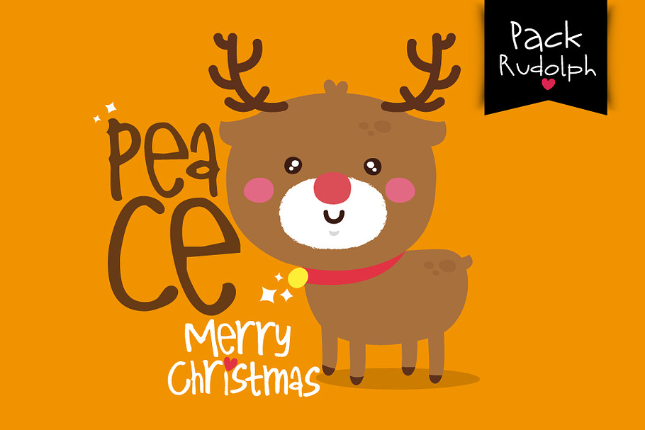 Pack Rudolph in Illustrations - product preview 8