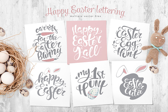 Happy Easter quote overlay! in Objects - product preview 1