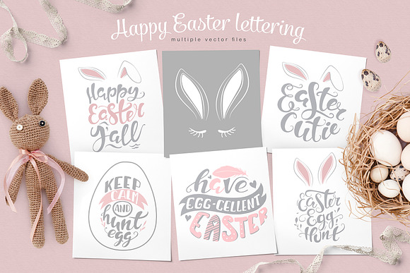 Happy Easter quote overlay! in Objects - product preview 2