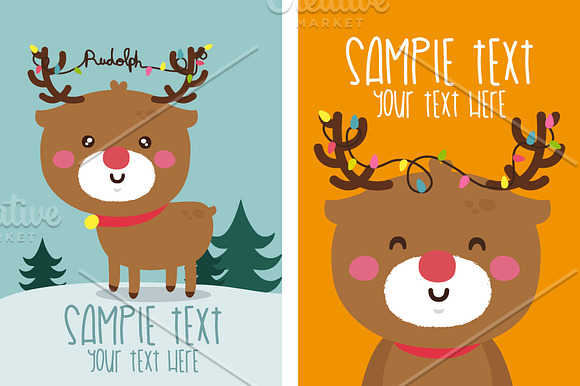 Pack Rudolph in Illustrations - product preview 1
