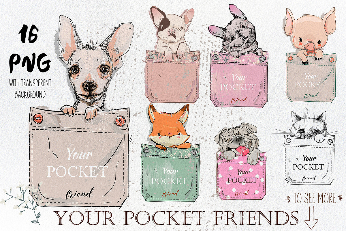 Your Pocket Friends in Illustrations - product preview 8