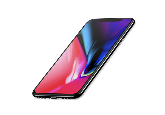 Apple iPhone X, iPhone Xs Mockup in Mobile & Web Mockups - product preview 4