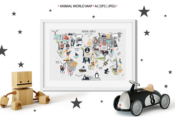 Animal World - Map Creator in Illustrations - product preview 2