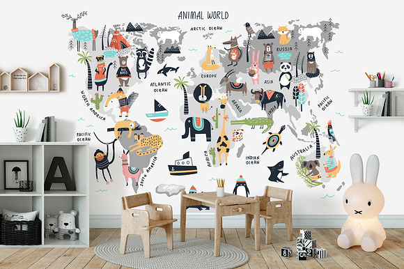 Animal World - Map Creator in Illustrations - product preview 7