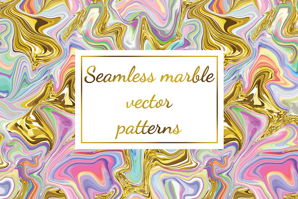 92 Seamless Marble Vector Patterns 