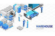 Isometric design of warehouse