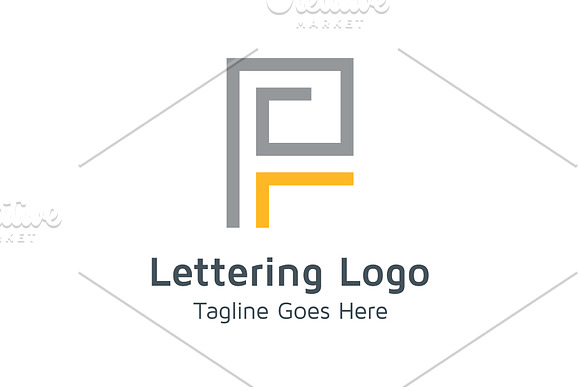 20 Logo Lettering P Template Bundle in Logo Templates - product preview 4