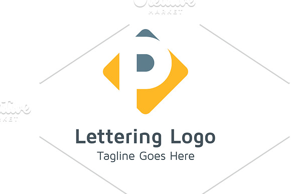 20 Logo Lettering P Template Bundle in Logo Templates - product preview 6