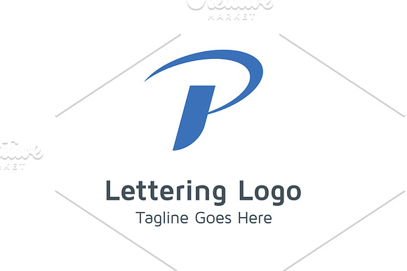 20 Logo Lettering P Template Bundle in Logo Templates - product preview 8