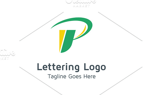 20 Logo Lettering P Template Bundle in Logo Templates - product preview 11