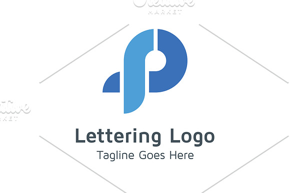 20 Logo Lettering P Template Bundle in Logo Templates - product preview 13