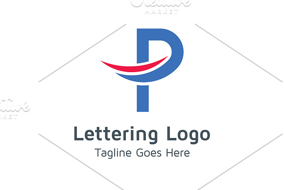 20 Logo Lettering P Template Bundle in Logo Templates - product preview 16