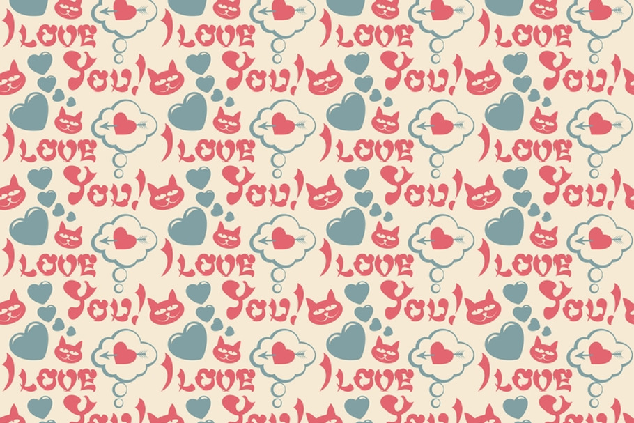 Love hearts in Patterns - product preview 8