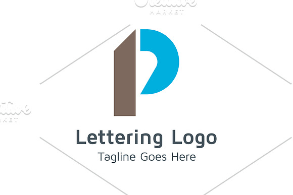 20 Logo Lettering P Template Bundle in Logo Templates - product preview 4