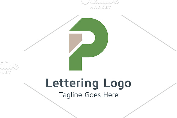 20 Logo Lettering P Template Bundle in Logo Templates - product preview 14