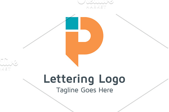 20 Logo Lettering P Template Bundle in Logo Templates - product preview 15